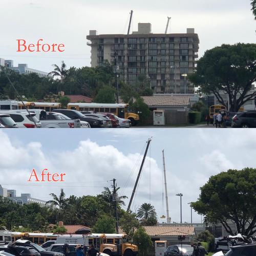Search And Rescue Continues Following Demolition Of Surfside Condo Building