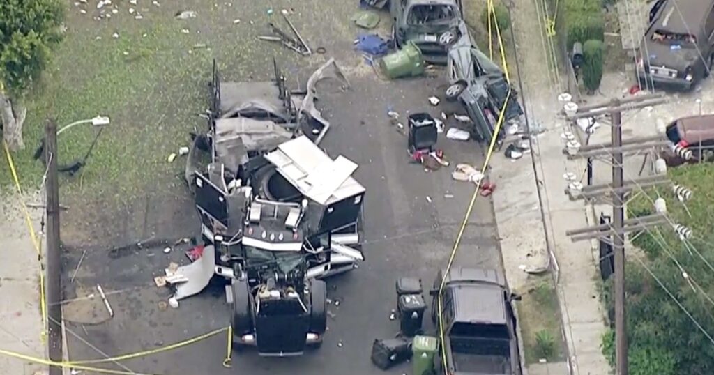 After fireworks explosion batters street, shaken and angry residents question LAPD’s actions