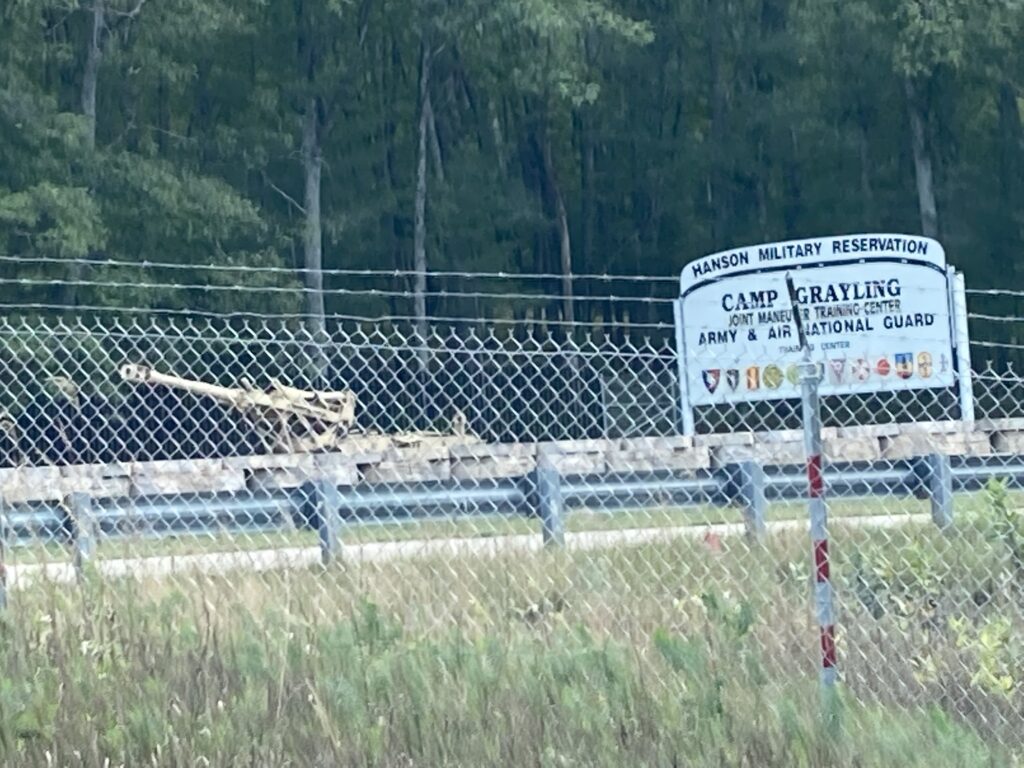 Are there Chinese troops training at Camp Grayling Michigan?