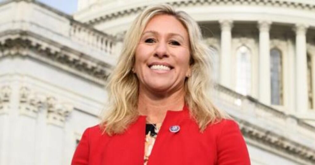 Marjorie Taylor Greene takes ‘weak Republicans’ to the woodshed for not stopping ‘Dictator Joe Biden’