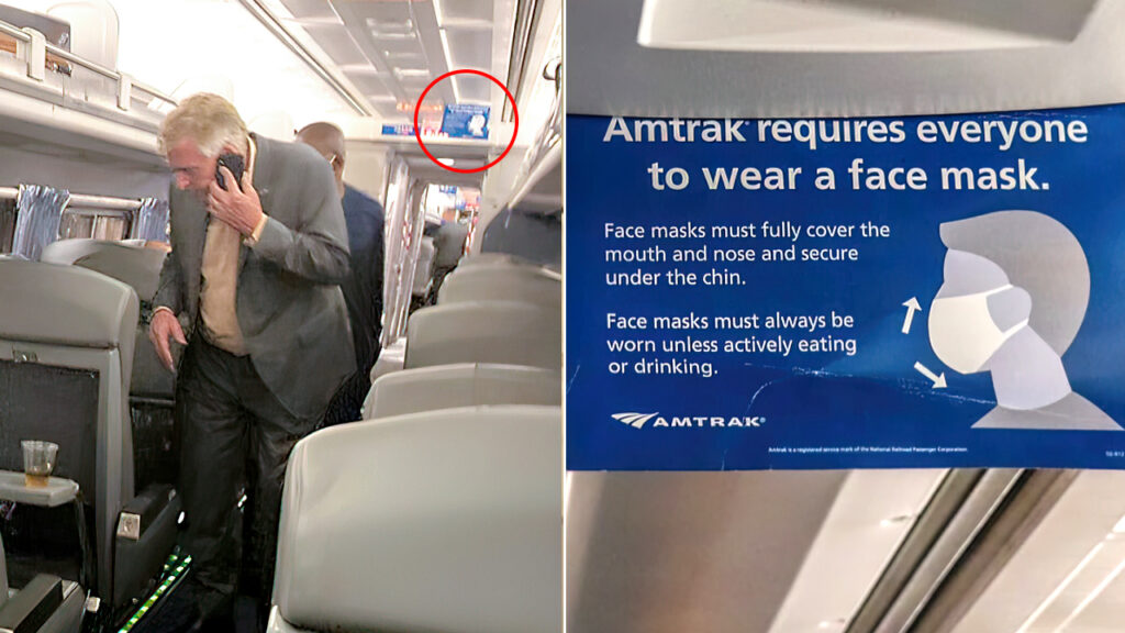 McAuliffe seen on Amtrak without mask, skirting federal mask mandates; passenger calls it a 'double standard'
