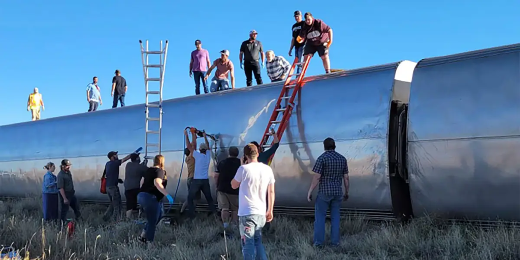 At least 3 are dead and 'well over' 50 injured after an Amtrak train derailed in Montana