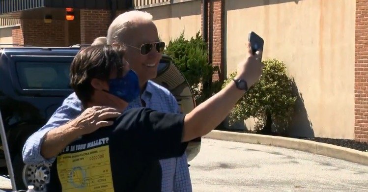 Biden Laughs and Takes Selfies as Taliban Holds Planes Filled with Americans Hostage (VIDEO)