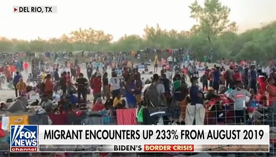 INVASION: Overhead Drone Footage Shows 8,000+ Illegal Aliens Amassed at America’s Border