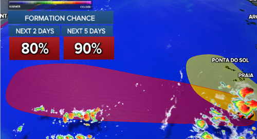 Forecasters Warn: Storm In Atlantic Basin "Could Form Into Hurricane Over Weekend"
