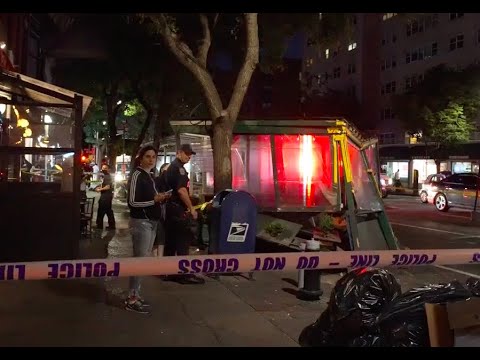Watch: NYC Garbage Truck Drags Dining Shed 10 Feet With Patrons Inside