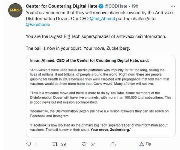 YouTube Changes Policy, Bans Mercola Within Hours