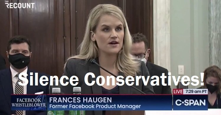 ONE DAY After Facebook “Whistleblower” Begs Congress to Crack Down on Conservatives – Facebook Deletes Fundraising Posts for Jan. 6 Political Prisoners