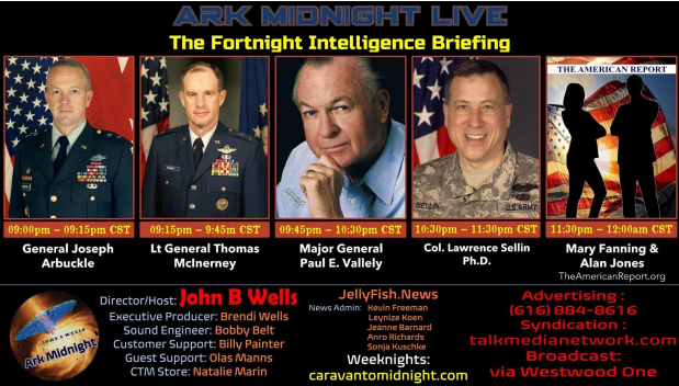 The Fortnight Intelligence Briefing — With John B. Wells On Ark Midnight Live — Release Date October 16, 2021