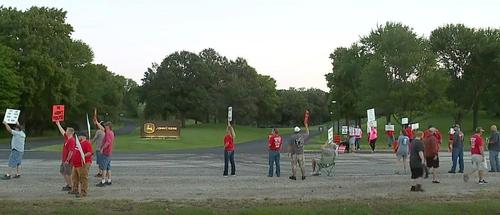 10,000 John Deere Workers Walk Off Job In Strike Over Labor Contract