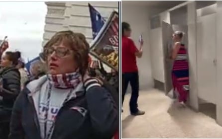 Joe Biden Claims Chasing Senators into Bathrooms Is “Part of the Process” — But Carrying American Flags into US Capitol Is Criminal Activity with Serious Punishment