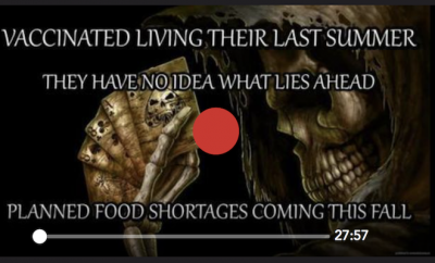 LISTEN!! THE VAXXED WILL DIE & FOOD SHORTAGES COMING FOR ALL