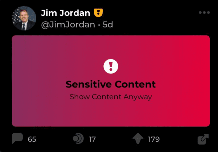 BREAKING: “Free Speech” Parler Censors Judge Jeanine Interview With Outspoken Conservative Rep. Jim Jordan