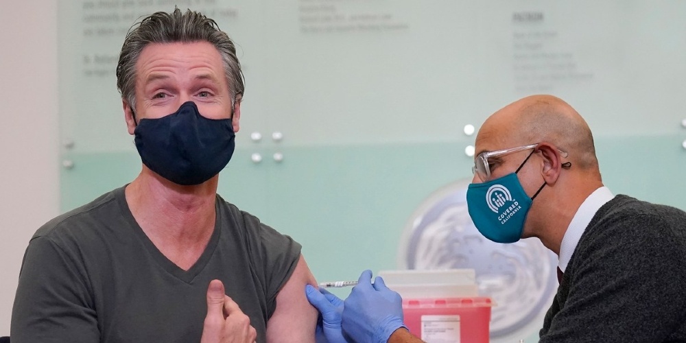 Gavin Newsom Had Major Adverse Reaction to Moderna Booster Shot: Sources