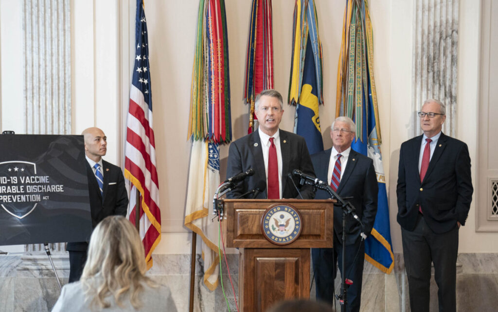 GOP Senators: Dishonorable Discharge for Unvaccinated Service Member ‘Needs to Stop’