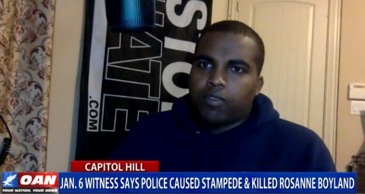 Riveting OAN Interview: Jan. 6 Witness Philip Anderson Who Was Knocked Unconscious Next to Rosanne Boyland When She Died Says Police Caused a Stampede and Killed Her