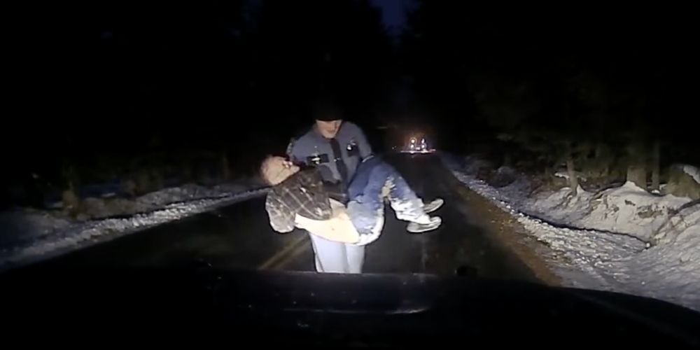 Maine state trooper saves frostbitten elderly man with Alzheimer's lost in winter storm