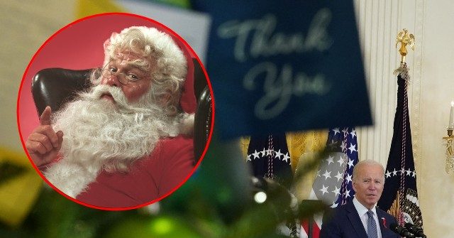 Joe Biden on Supply Chains: ‘Only Santa Claus’ Can Promise Gifts on Time