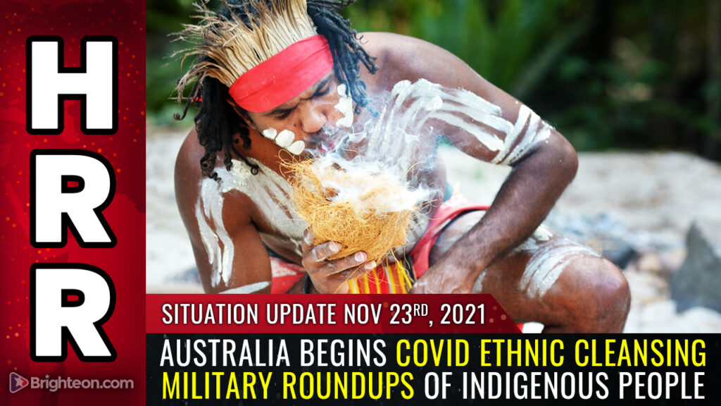 Australia begins covid ETHNIC CLEANSING with military roundups of indigenous people… junk science “sewage” testing used to imprison entire communities at gunpoint