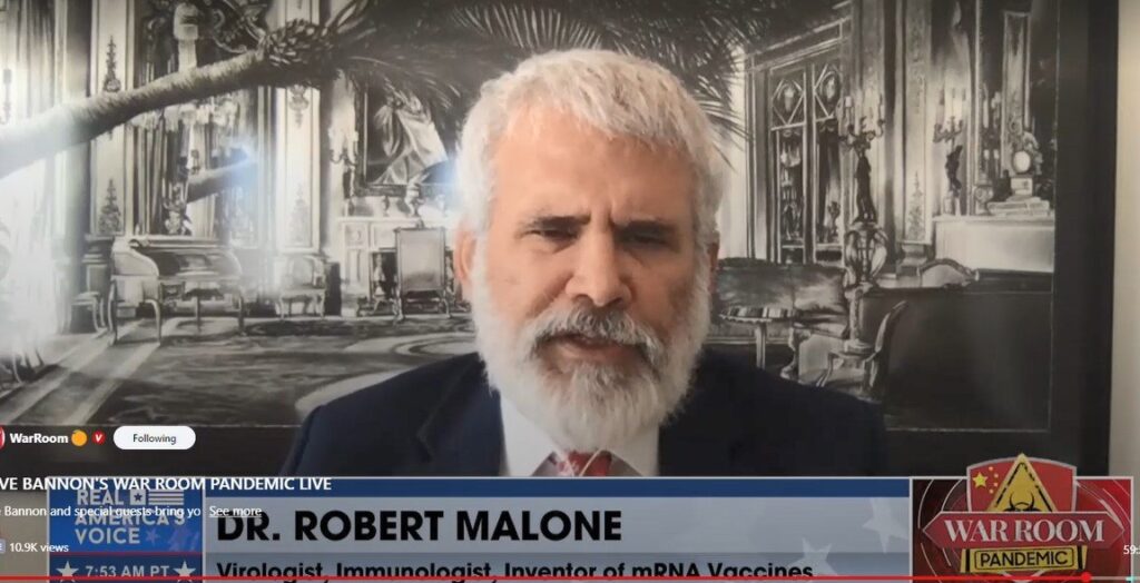 Dr. Robert Malone Fires Off Warning Shot on The War Room: Latest Disease Spreading Across China an “Ebola-Like Hemorrhagic Fever Virus” (VIDEO)