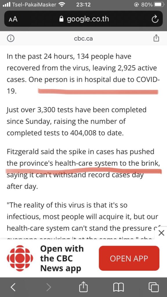 N.L. reports 519 new COVID-19 cases, 20th death and a move to Alert Level 4