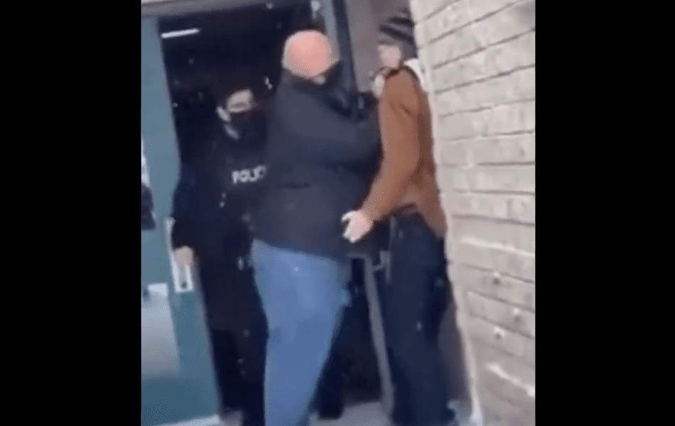 HORRIBLE: 15-Yr-Old Student Manhandled By Teacher During Walkout At Canadian High School To Protest Mask and Vaccine Mandates [VIDEO]