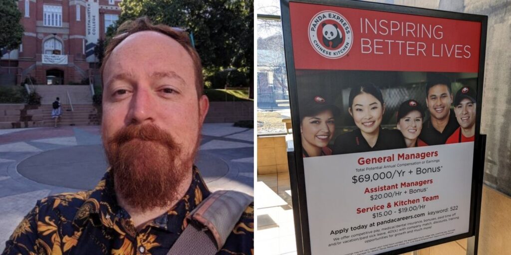 Woke professor TRIGGERED by discovery that he makes less money than manager at Panda Express