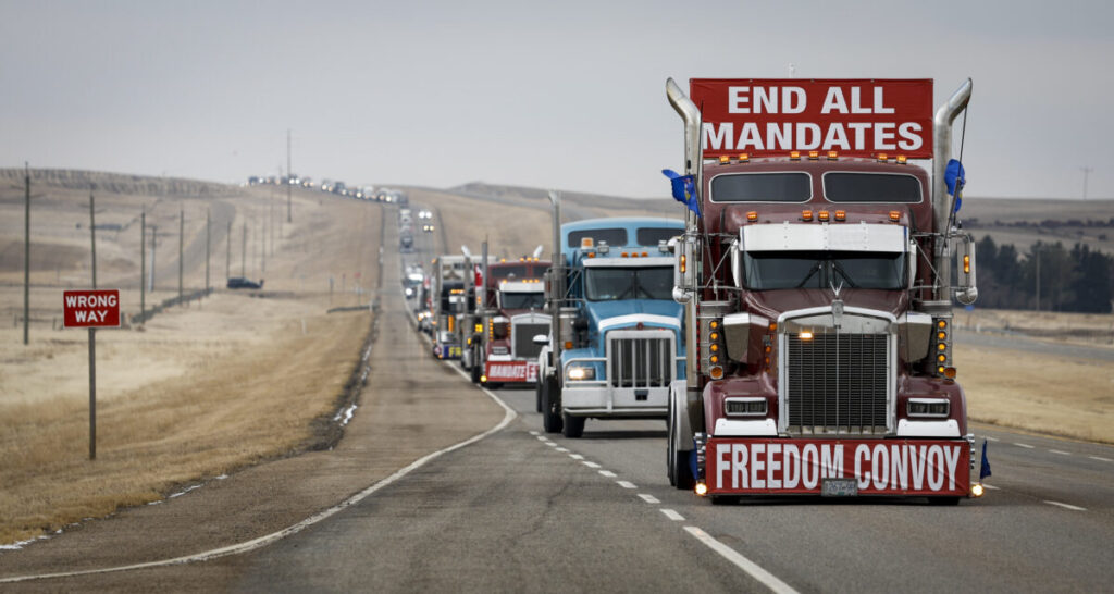 Edmonton Police Officers Who Joined Trucker Protest ‘Relieved of Duty Without Pay’