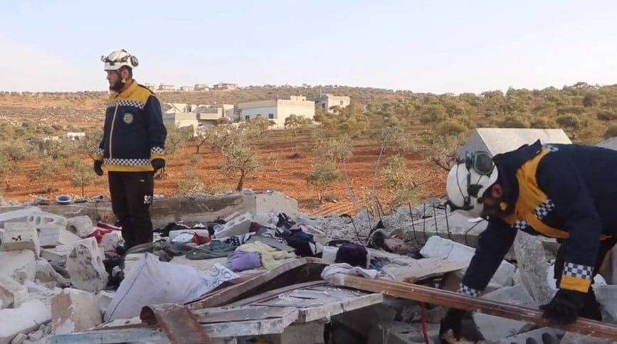 Deadly ‘White Helmet’ Terror Group Cleans Up ISIS Hq. After US Attack