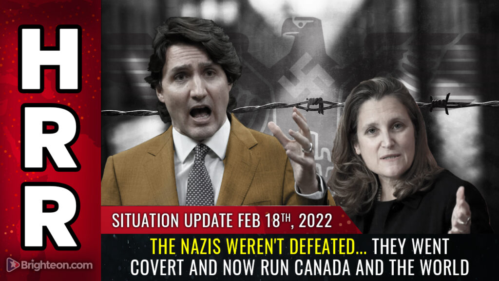 The Nazis weren’t defeated… they went underground and now run CANADA and the WORLD, pushing eugenics and depopulation agendas aligned with Adolf Hitler