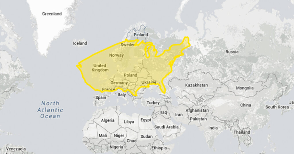 Eye-Opening “True Size Map” Shows the Real Size of Countries on a Global Scale