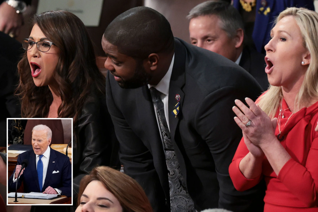 Marjorie Taylor Greene, Lauren Boebert heckle Biden at State of the Union