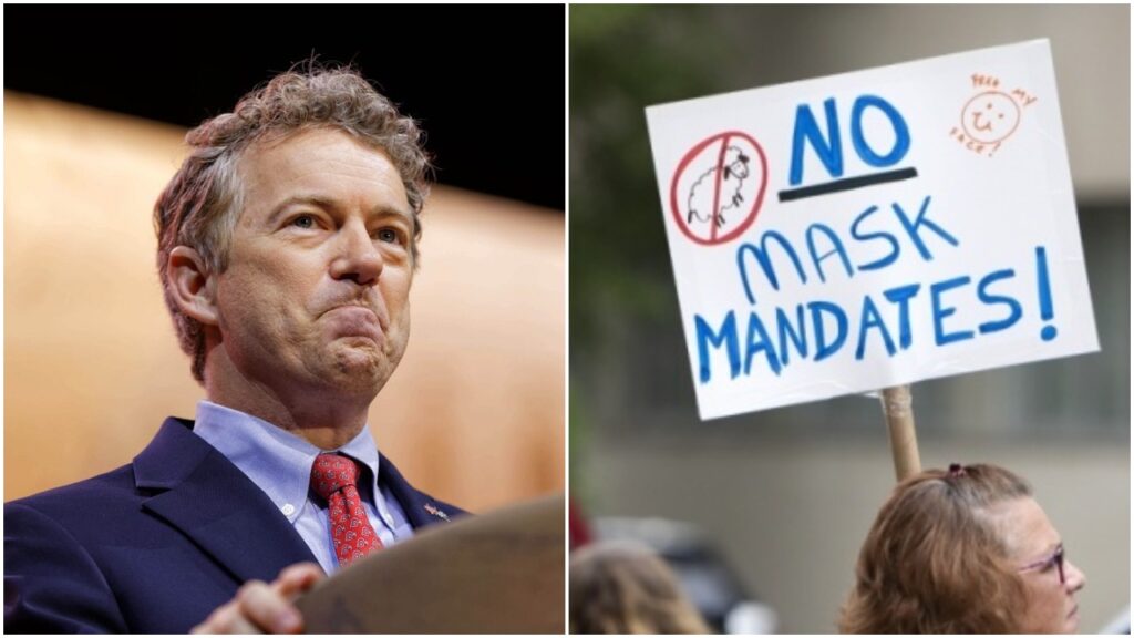 Senate Approves Rand Paul’s Legislation Ending Mask Mandates on Airplanes, Public Transportation