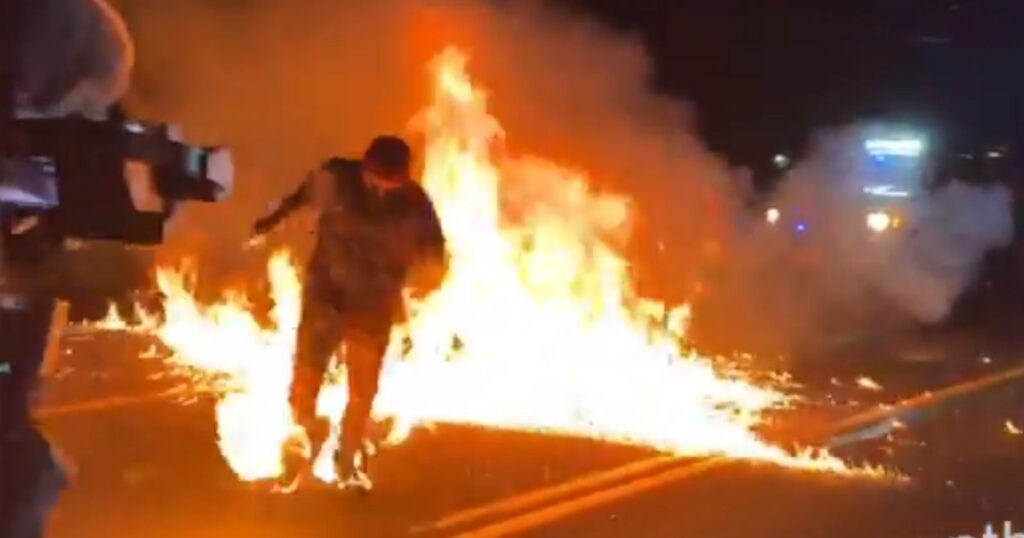 Worst Rioter of 2020 Busted After Leaving the Price Tag on His Own Botched Molotov Cocktail