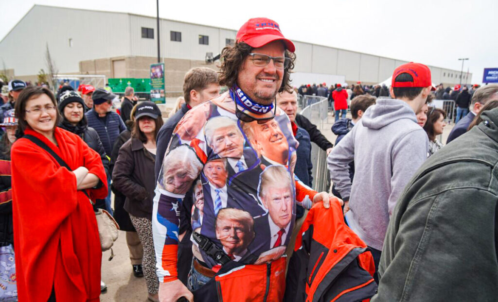 Trump Stumps for State Candidates in Overflowing Michigan Rally