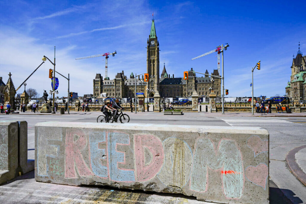 Rolling Thunder in Ottawa: Convoy Bikers Leave as Police Investigate ‘Hate-Motivated’ Graffiti at Church