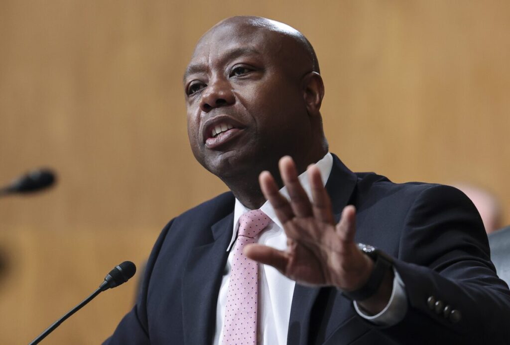 ‘Raised by a Black Woman in Abject Poverty’: Sen. Scott Refutes Biden Official’s Abortion Narrative