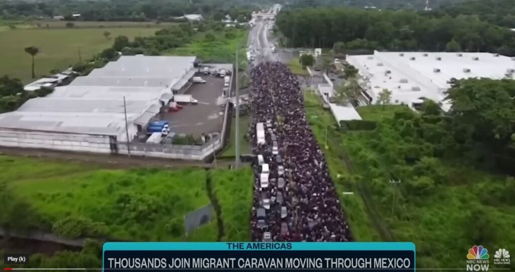 Texas's Gov. Abbott blocks and breaks that gargantuan incoming caravan