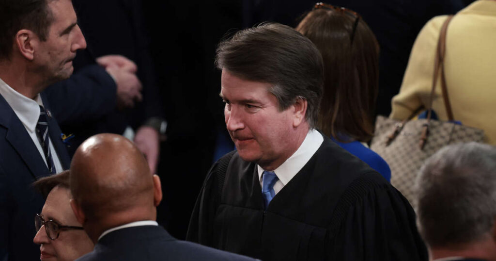 Man with weapon arrested near Brett Kavanaugh’s home, officials say