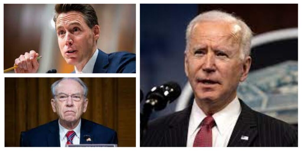 Sens. Chuck Grassley and Josh Hawley Demand Answers Following Whistleblower Revelations on Biden Social Media Censorship