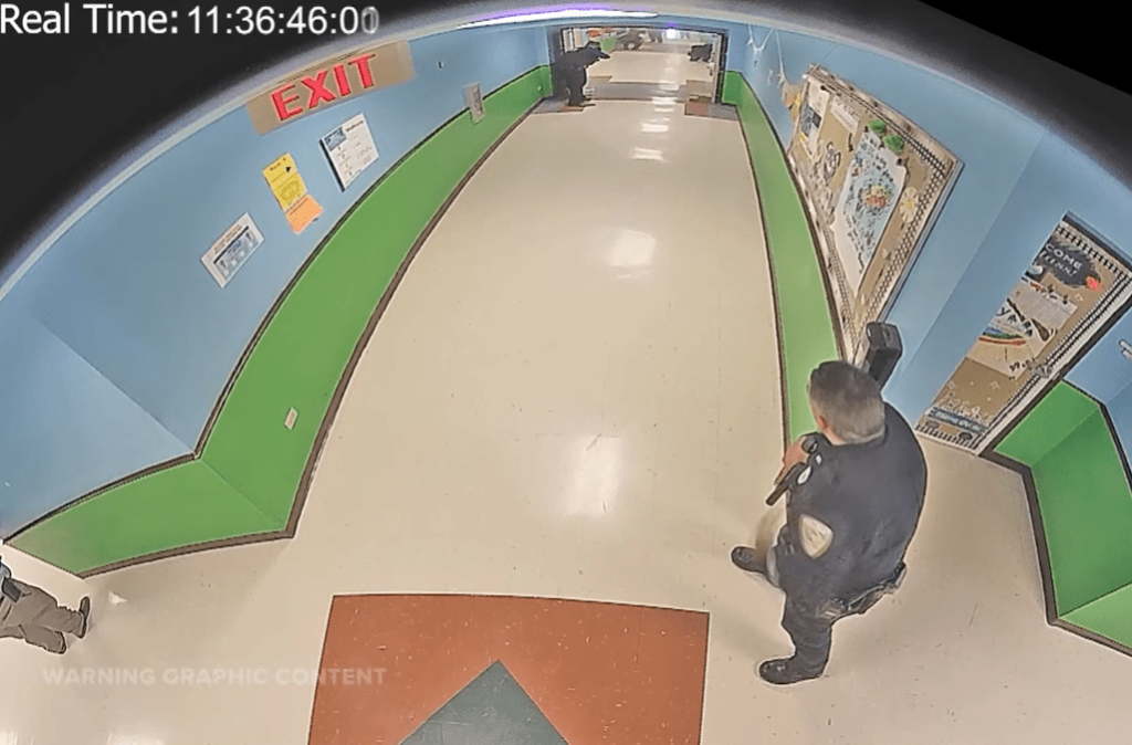 UVALDE POLICE DON’T WANT YOU TO SEE THIS: Shocking Video Shows Uvalde Police RUNNING AWAY From Gunman And Stopping To Use Hand Sanitizer While Shooter Rampages [VIDEO]