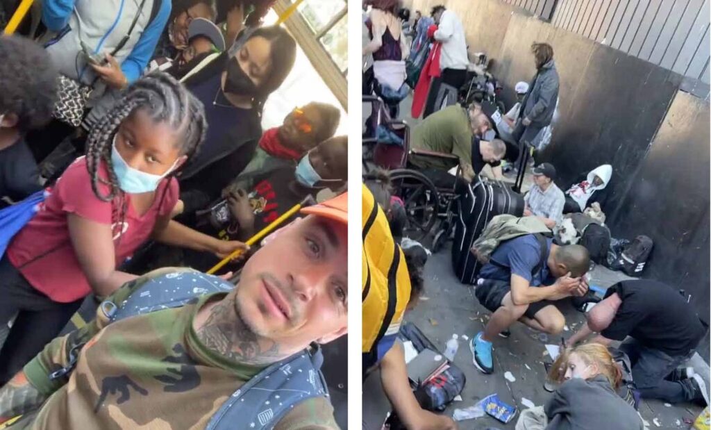 Welcome To Nancy Pelosi’s Hell: Horrifying Video Shows Elementary Students Getting off Bus…Walking Through Mob of Drug Addicts in San Francisco