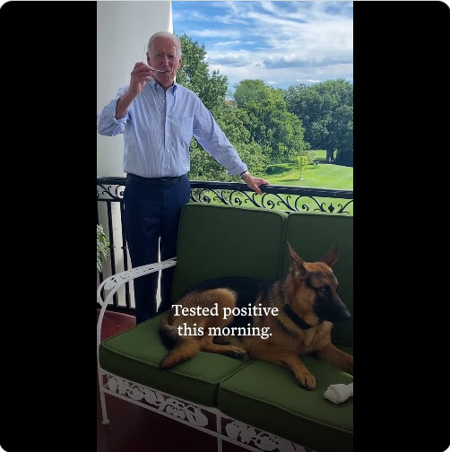 It’s official: Biden has COVID...again