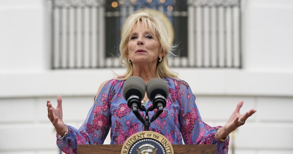 WATCH: Jill Biden heckled by people calling Joe 'the worst president we ever had'