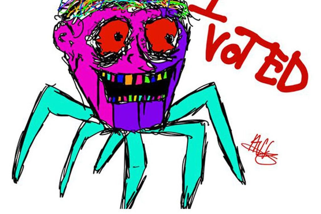 Teen's Bizarre Graphic Design Accidentally Captures Current State of American Politics, Goes Viral