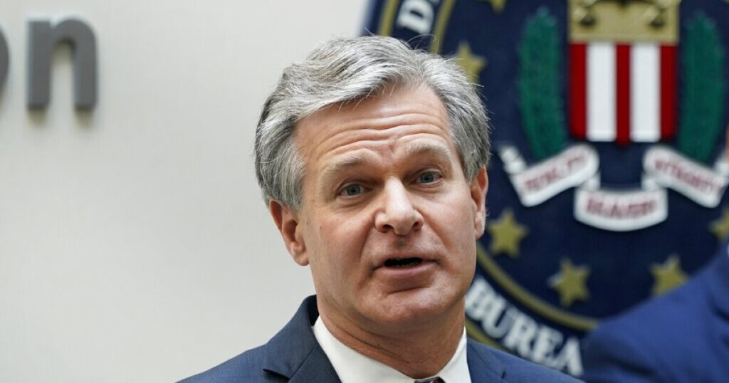 FBI director makes first public comments since raid on Trump's home