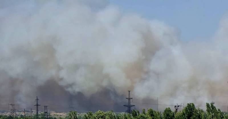 It is reported that Ukrainian shells hit the area of ​​​​the storage of radioactive isotopes of the Zaporizhzhya NPP