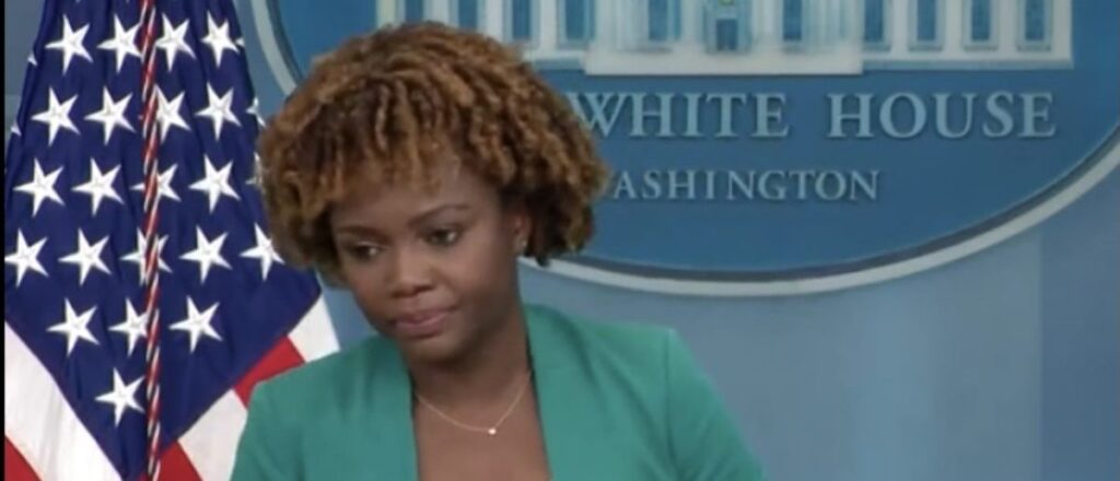 Reporter Asks Jean-Pierre If It’s ‘Hypocritical’ To Call Trump Candidates ‘Extreme’ After Dems Meddled In Their Primaries