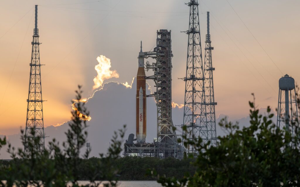 NASA Scrubs Launch of New Moon Rocket After Leaks Discovered