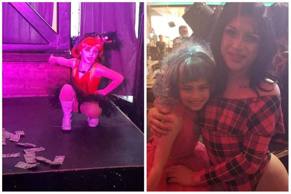 The Portrait of an Exploited Child Drag Queen Stripper